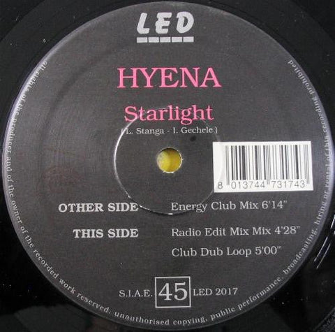 Hyena - Starlight Vinyl - Vinyl Record