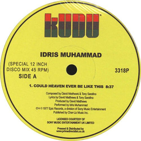 Idris Muhammad - Could Heaven Ever Be Like This Vinyl - Vinyl Record