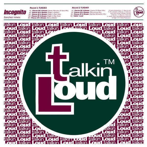 Incognito - Pieces Of A Dream (Sanchez Mixes) Vinyl