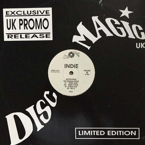 Indie - Apollonia - The Original Mixes Vinyl - Vinyl Record