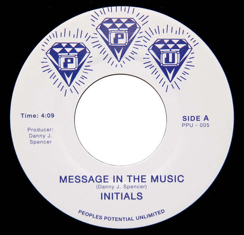 Initials - Message In The Music Vinyl - Vinyl Record
