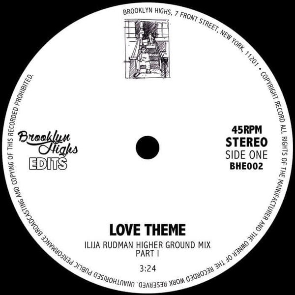ISAAC - Love Theme - Ilija Rudman - Higher Ground Mixes Vinyl