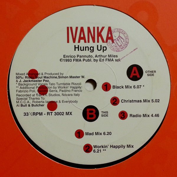 Ivanka - Hung Up Vinyl