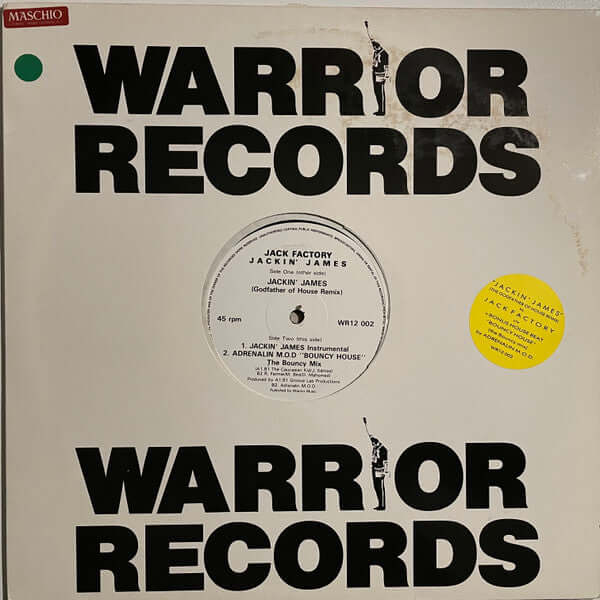 Jack Factory / Adrenalin M.O.D. - Jackin' James / Bouncy House Vinyl