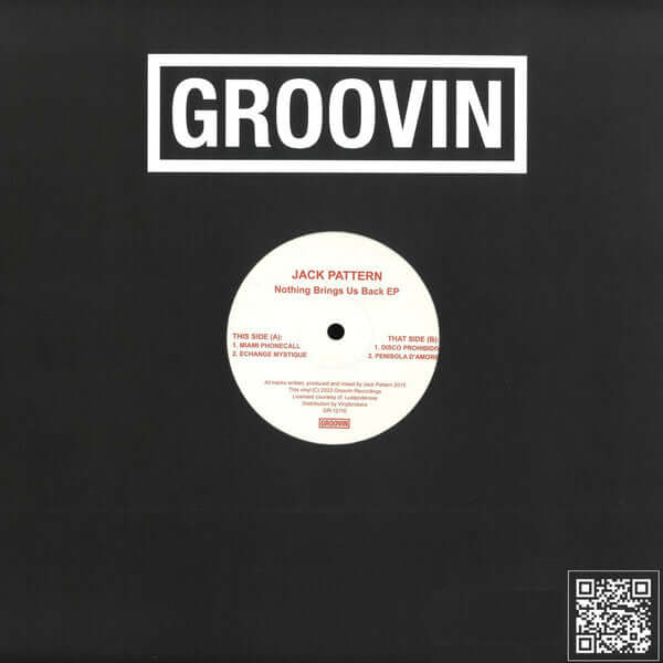 Jack Pattern - Nothing Brings Us Back EP Vinyl
