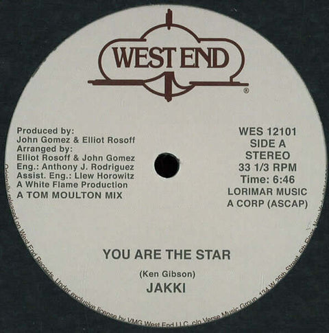 Jakki / Sounds Of Inner City - You Are The Star / Mary Hartman, Mary Hartman Vinyl - Vinyl Record