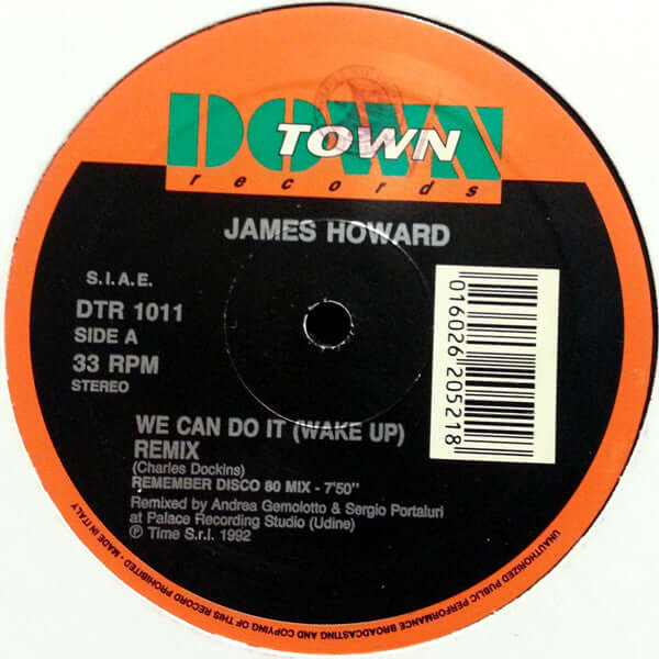 James Howard - We Can Do It (Wake Up) (Remix) Vinyl