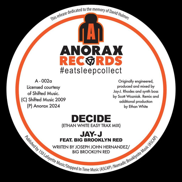 Jay - J ft. Big Brooklyn Red - Decide Vinyl