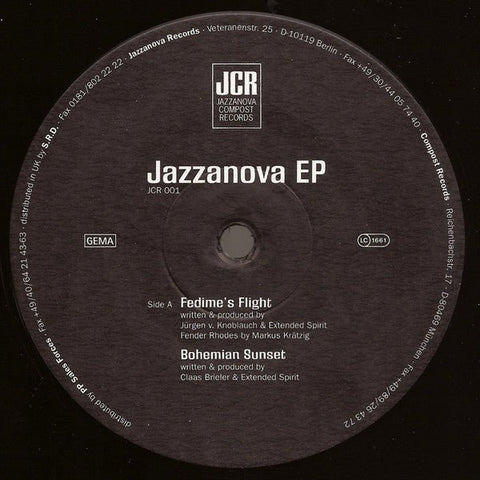 Jazzanova - Jazzanova EP Vinyl - Vinyl Record