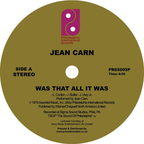 Jean Carn - Was That All It Was Vinyl - Vinyl Record