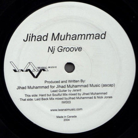 Jihad Muhammad - Nj Groove Vinyl - Vinyl Record