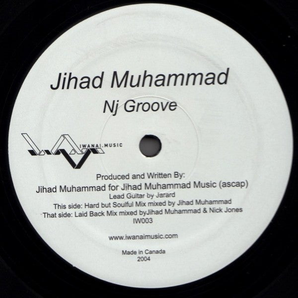 Jihad Muhammad - Nj Groove Vinyl