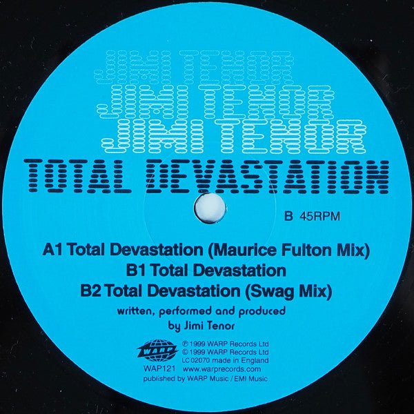 Jimi Tenor - Total Devastation Vinyl