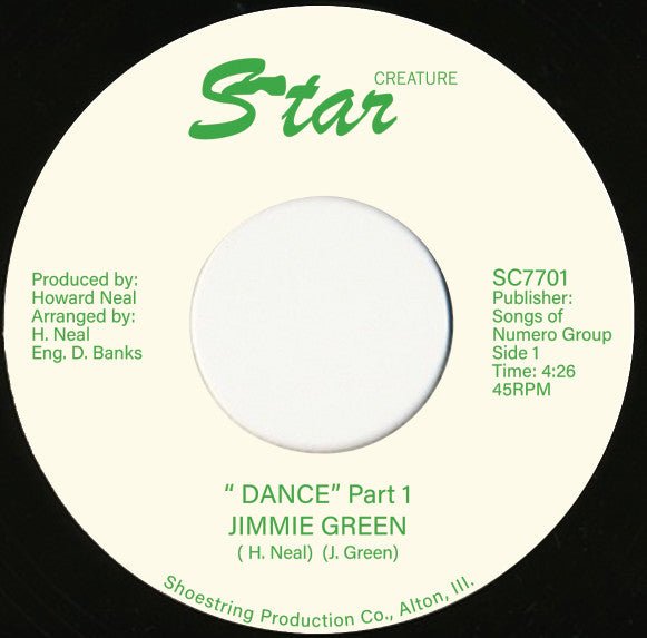 Jimmie Green - Dance / Let Yourself Go Vinyl