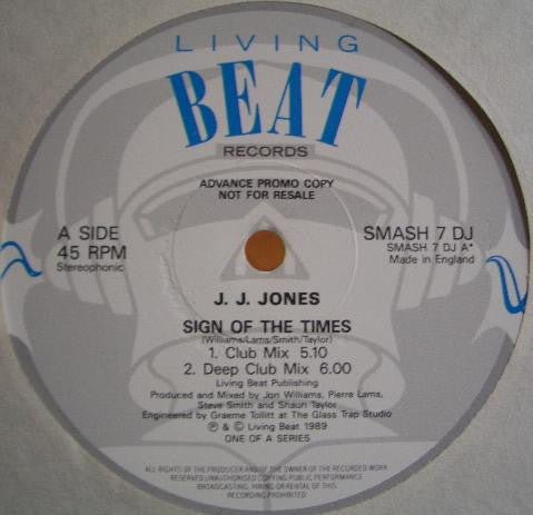 J.J. Jones - Sign Of The Times Vinyl