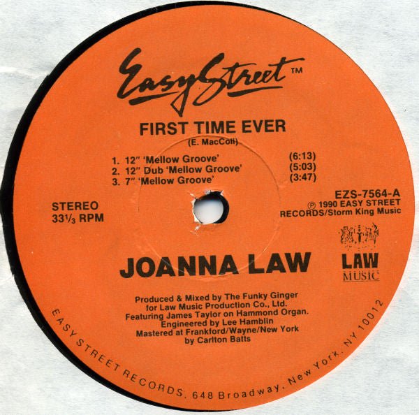 Joanna Law - First Time Ever Vinyl