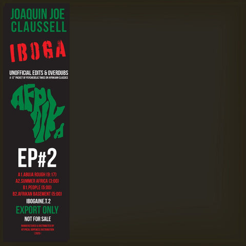 Joaquin Joe Claussell - IBOGA - THE 12” EP PT2 Extended Versions Vinyl - Vinyl Record