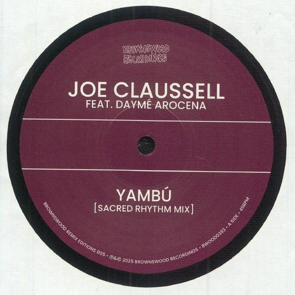Joe Claussell / Gilles Peterson's Havana Cultura Band - Yambú (Sacred Rhythm Mix) Vinyl