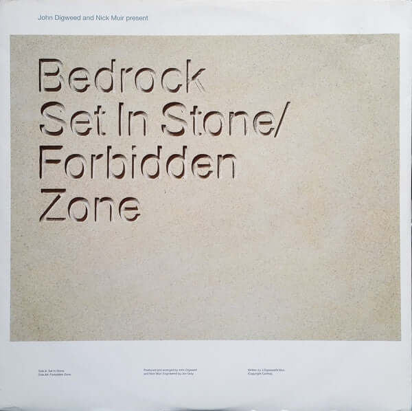 John Digweed and Nick Muir Present Bedrock - Set In Stone / Forbidden Zone Vinyl