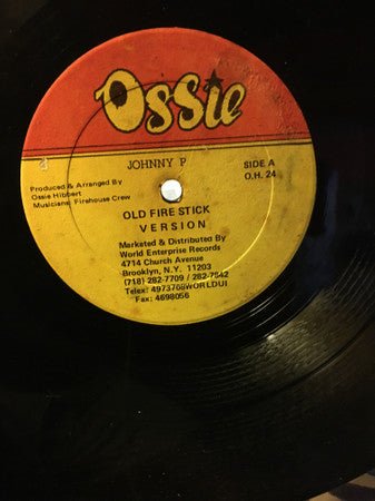 Johnny P - Old Fire Stick Vinyl - Vinyl Record
