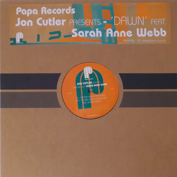 Jon Cutler Feat. Sarah Anne Webb - Dawn Vinyl