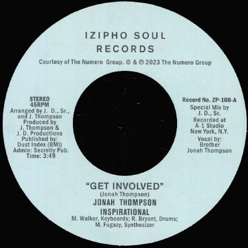 Jonah Thompson - Get Involved (Ltd. 300 Copies) Vinyl