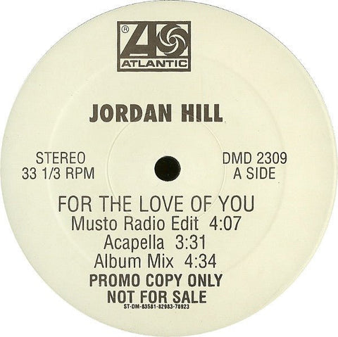 Jordan Hill - For The Love Of You Vinyl - Vinyl Record