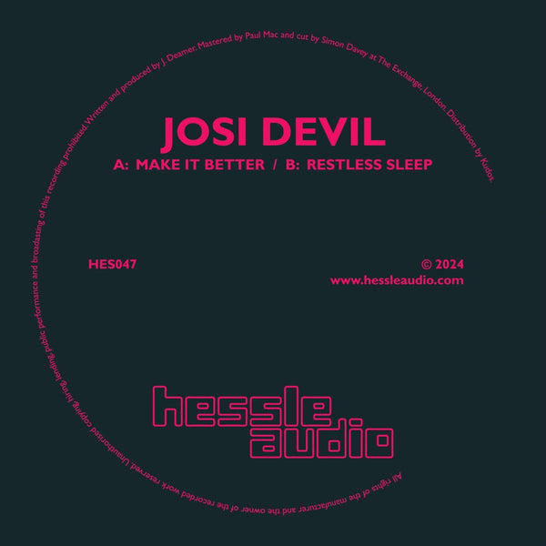 Josi Devil - Make It Better / Restless Sleep Vinyl