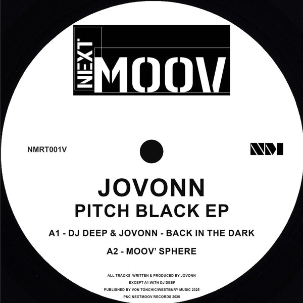 Jovonn - Pitch Black EP Vinyl