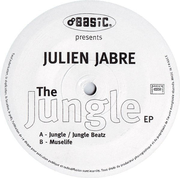 Julien Jabre - The Jungle EP Vinyl