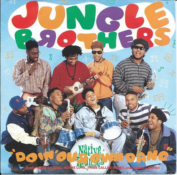 Jungle Brothers Featuring De La Soul, Monie Love, Tribe Called Quest , And Queen Latifah - Doin' Our Own Dang Vinyl