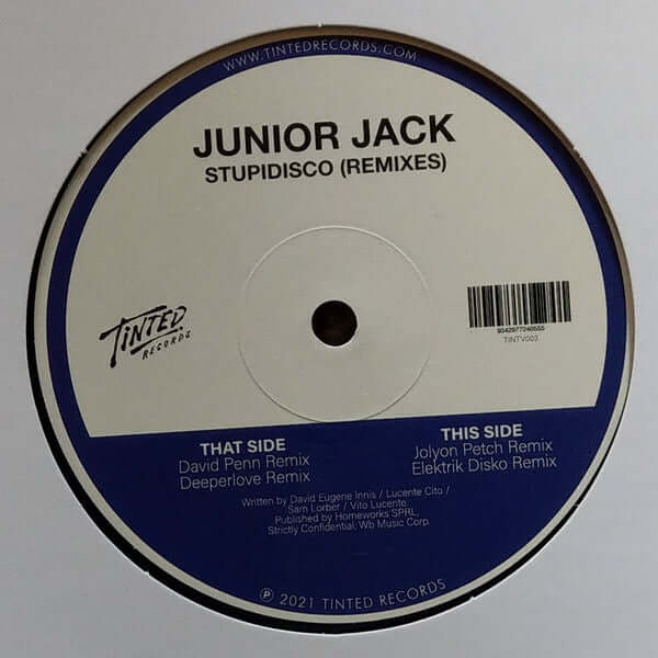 Junior Jack - Stupidisco (2021 Remixes) Vinyl