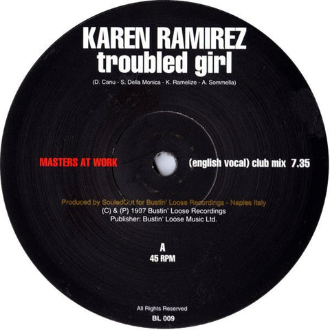 Karen Ramirez - Troubled Girl Vinyl - Vinyl Record