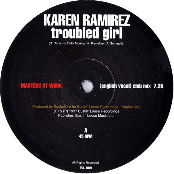 Karen Ramirez - Troubled Girl Vinyl