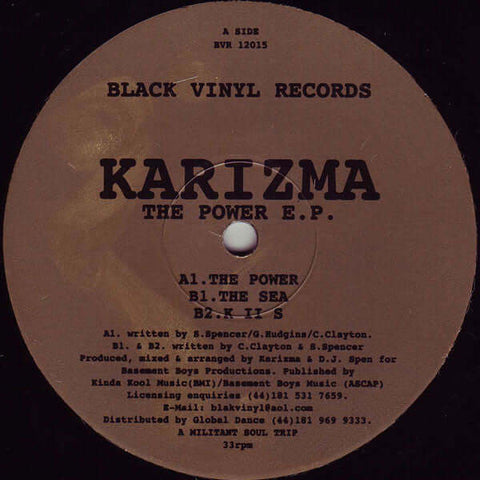 Karizma - The Power E.P. Vinyl - Vinyl Record