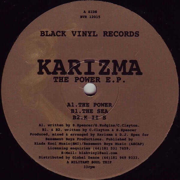 Karizma - The Power E.P. Vinyl
