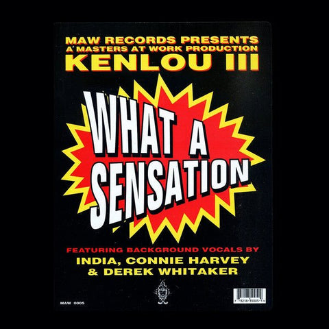 Kenlou III - What A Sensation Vinyl - Vinyl Record