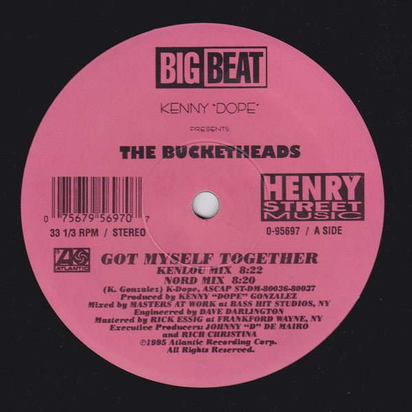 Kenny "Dope" Presents The Bucketheads - Got Myself Together Vinyl