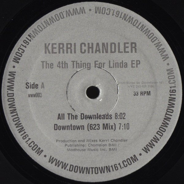 Kerri Chandler - The 4th Thing For Linda EP Vinyl