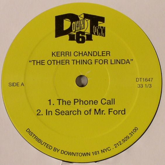 Kerri Chandler - The Other Thing For Linda Vinyl