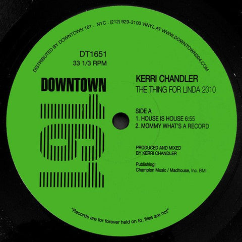 Kerri Chandler - The Thing For Linda 2010 Vinyl - Vinyl Record