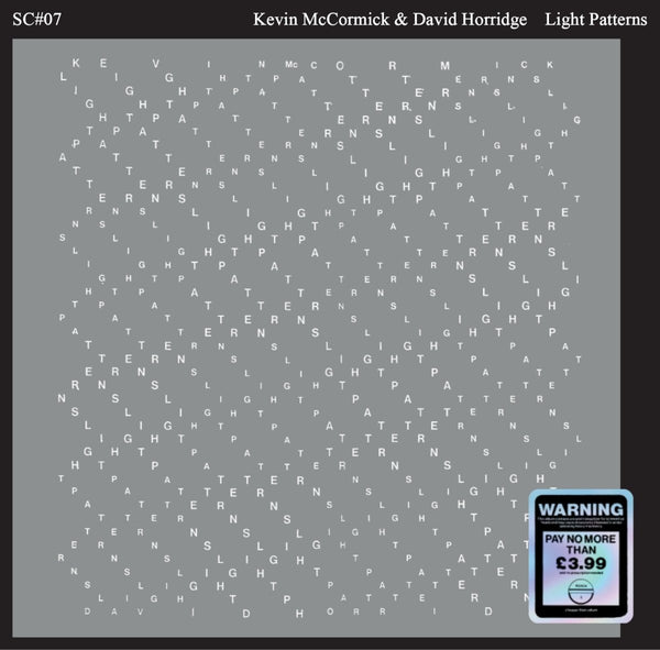 Kevin McCormick & David Horridge - Light Patterns Vinyl