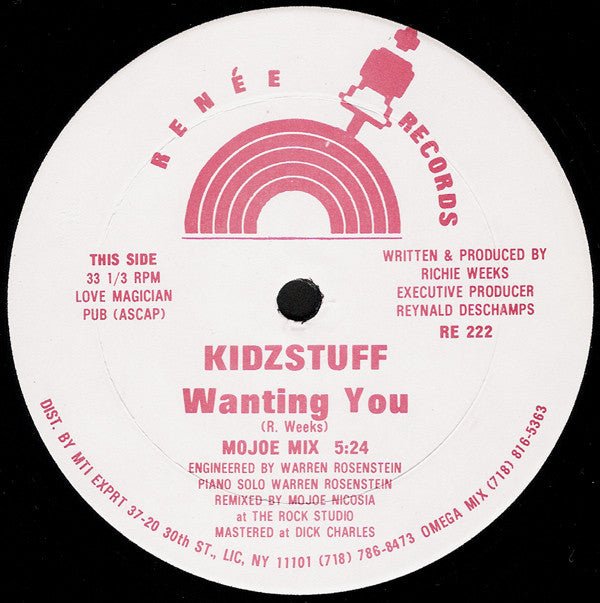 Kidzstuff - Wanting You Vinyl