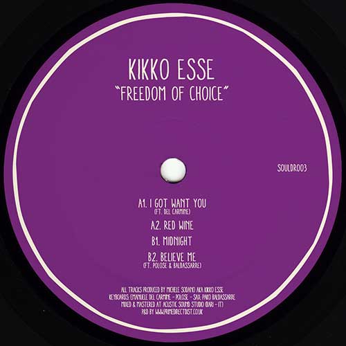 Kikko Esse - Freedom Of Choice Vinyl