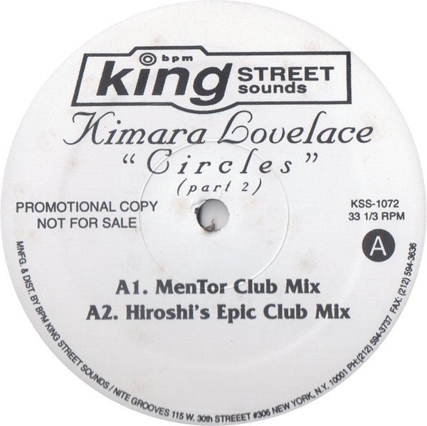 Kimara Lovelace - Circles (Part 2) Vinyl
