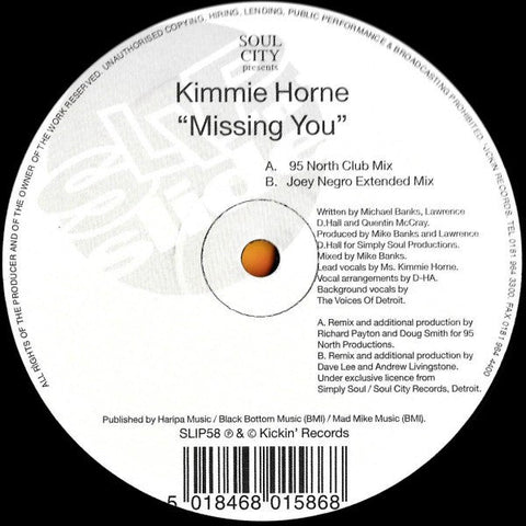 Kimmie Horne - Missing You Vinyl - Vinyl Record