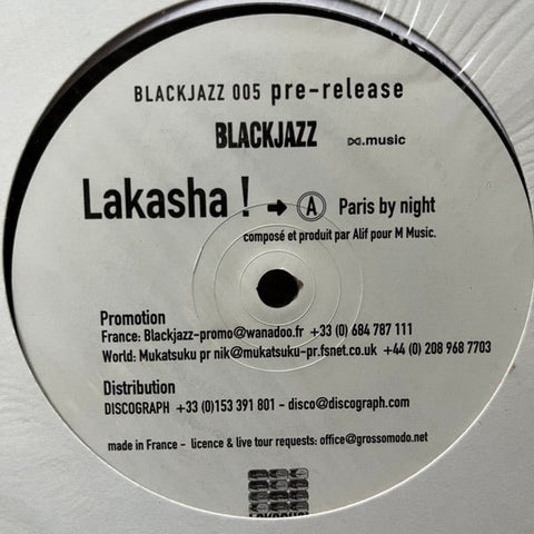 Lakasha! - Paris By Night Vinyl - Vinyl Record