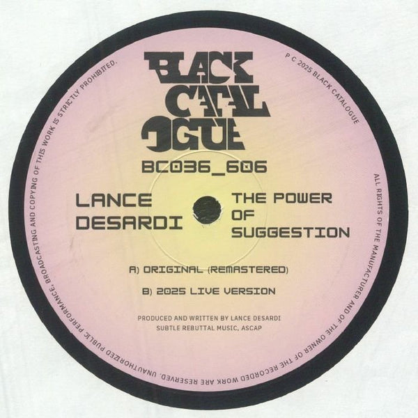 Lance Desardi - The Power Of Suggestion Vinyl