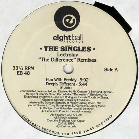 Lectroluv - The Difference Remixes (The Singles) Vinyl - Vinyl Record