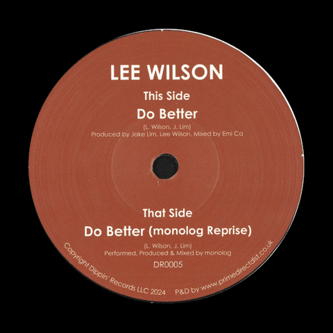 Lee Wilson - Do Better Vinyl - Vinyl Record